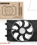 Replacement For Chevy Bolt EV Cooling Radiator Fan Blower With Brushless Motor, fits 2017-2023 Bolt EUV, showing fan assembly.