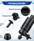 Windshield Washer Pump With Grommet Replacement For Jeep Wrangler Cherokee Grand Cherokee Compass Liberty Patriot and more details.