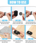 Step-by-step guide for installing 16 Piece Self Adhesive Caster Wheels Set With 360 Degree Swivel on small appliances.