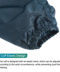 Cuff detail of Bust Some Static With This Heavy Duty Esd Work Coat Featuring A Smart Lapel Collar And Snug Cuffs For Guys And Gals Who Want Bulletproof Electronics Protection In Navy Blue Large.