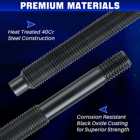 Long Reach Crank Pulley Underdrive Damper Installation Tool Kit component with heat-treated 40Cr steel and black oxide coating.