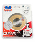 Gold Line DNA CGX Freccia Oro Porcelain Tile Blade for Dry Cutting in packaging, 4.5 inch size, round design visible