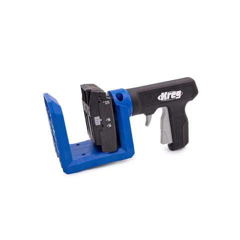 Pocket Hole Jig For Woodworking And Carpentry, Compatible With Materials From Half To One And A Half Inch Thick, Includes Sixty Pocket Hole Screws, GripMaxx Anti Slip Clamping, VersaGrip Rotating Handle, Premium New Model For DIY Enthusiasts.
