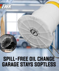 EWK 6.5L pneumatic/manual oil extractor pump, white plastic body for automotive oil changes