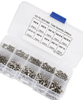 Premium Hex Bolt Set 240 Pieces Stainless Steel Kit With Assorted Sizes For DIY Projects At Home And Garage Rust Resistant Fasteners For Builders And Weekend Warriors, organizer box with labeled sizes