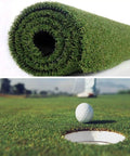 Putting Green Golf Mat 6x10 Ft Indoor Outdoor Synthetic Grass Turf For Home Practice And Training, rolled and with golf ball