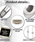 Product details of Must Have 24 Piece Bead Chain Stopper Set For 7 Mm Beads Metal Crimp Ball Stopper For Blind Control Fits Sizes 6 Or 8