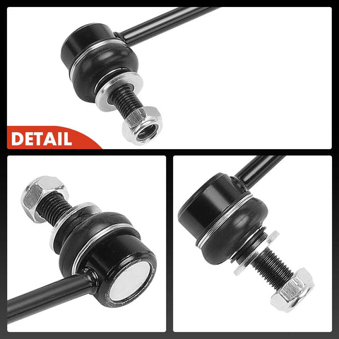 Close-up of Two Front Sway Bar Links Stabilizer Kit for Toyota Corolla 2019-2024, Prius 2016-2024, C-HR 2018-2022, bZ4X