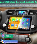Toyota Highlander 2008-2013 Dope Car Stereo With 10.2 Inch IPS Touch Screen displaying smartphone apps