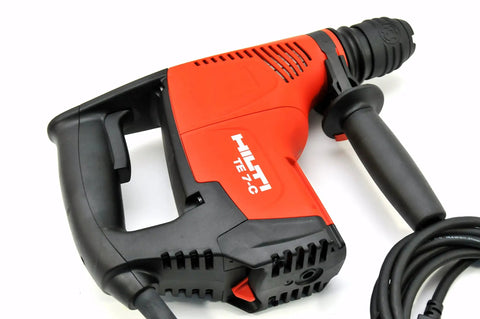 Beast 120V Rotary Hammer Drill Kit TE 7-C with D-Grip featuring ergonomic design and heavy-duty build for concrete drilling.
