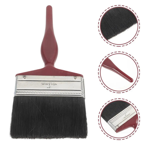 All Purpose Paint Brush Set for Walls, Ceilings, Furniture, Decks, and Wood Fences, large flat brush with durable bristles.