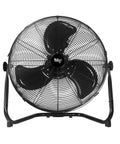 20-Inch Floor Fan And Wall Mount Air Mover For Home, Garage, And Job Site Use With High Velocity Airflow And Industrial Strength Cooling