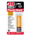 PlasticWeld Two Part Epoxy Putty for Plastic Repair and Rebuilding Hand Mixable 2 oz Kit packaging front view