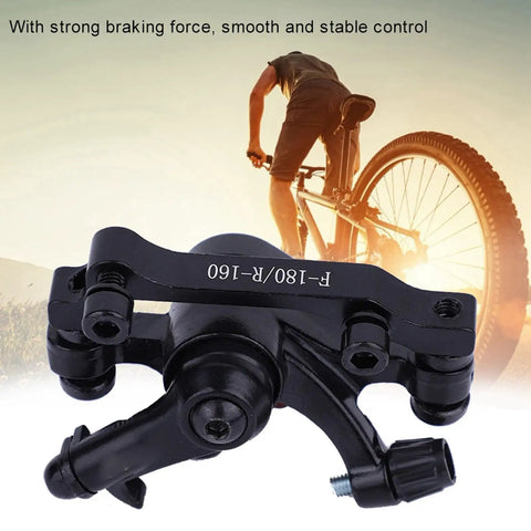 Trail Ready Universal Mechanical Disc Brake Kit For Front And Rear Electric Bikes Fits BB8 F180 R160 in scenic bike ride