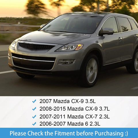 2007-2015 Mazda CX-9 vehicle compatibility for Plug And Play Keyless Ignition Push Button Knob Switch Kit upgrade.