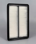 Engine Cabin Air Filter Set for Mazda CX-5 2013-2024, close-up view of air filter component, vertical orientation, white pleated material