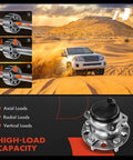 Two Pack Rear Wheel Bearing And Hub Assembly With ABS For Hyundai And Kia 5-Lug, Fits Sonata, Tucson, Veloster, Optima, Sportage, Cadenza