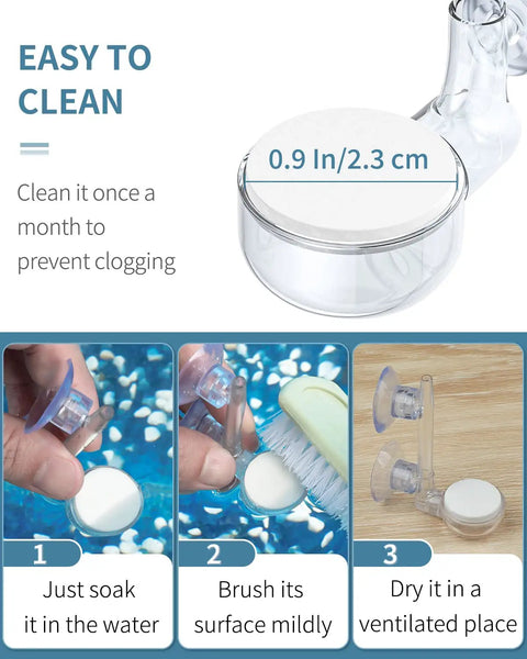 1 Inch Aquarium Air Stone Disc That Delivers Tiny Bubbles To Boost Oxygen In Small Fish Tanks, A Quiet, Consistent Bubbler Kit With Accessories Included, Pump And Tubing Not Included, Jetting 1.5 Liters Per Minute, 3/16 Inch ID Tubing, easy to clean