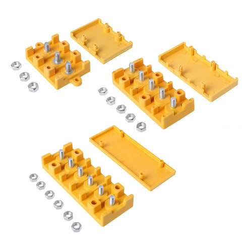 Five Post Junction Box For Electric Bike Controller And Battery Wire Connectors Insulated Bakelite Housing Built Tough For Phase Wires Safe Cable Management Easy Install And Durable E Bike Motors
