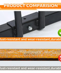 Durable Bike Floor Stand For Garage Parking And Storage, rust-resistant comparison with rusted metal, stable floor rack