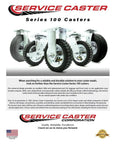 Heavy Duty Six Inch Pneumatic Caster Wheels With Ball Bearing Swivel And Welded Steel Top Plate Mount designed for smooth roll on various surfaces.