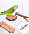 Premium Badass 12 Set Bird Cage Screw Kit With Rock Solid Wing Nuts And Washers for mounting perches in a bird cage.
