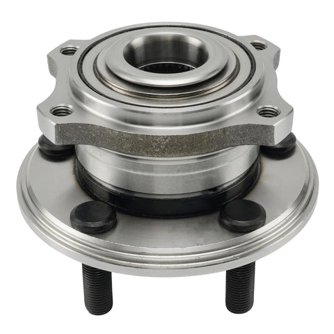 Front view of Rear Wheel Bearing And Hub Assembly For 2015 To 2023 Charger Challenger And Chrysler 300 Rear Five Lug One Piece Replacement