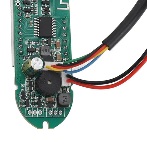 Close-up of Electric Scooter Replacement Dashboard PCB With Clear Display For Real Time Data Readout Waterproof Durable Circuit Board