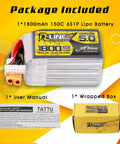 R Line Version 5.0 6S LiPo Battery 22.2V 150C 1800mAh With XT60 Plug For RC Cars Drones Boats And Airplanes