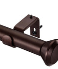 Heavy Duty Bronze Curtain Rod Set For Windows 72 To 144 Inches With Adjustable 1 Inch Rods And Diamond Finials Ideal For Bedroom Living Room Patio Kitchen