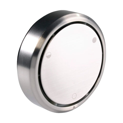 22 Inch Deep Soak Tip-Toe Drain Bath Waste And Overflow In Satin Nickel Finish with rotating cover, ADA approved.
