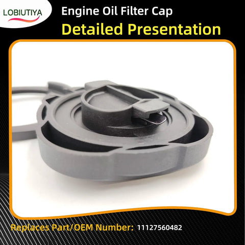 Engine Oil Fill Cap for BMW Models 128i 328xi 335i 528i 535i 740i X1 X3 E90 E91 E92 E83 Replaces OE 11127560482