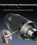 Planetary Zoom Eyepiece 8 to 16mm Parfocal 63 Degree Wide Field 1.25 to 2 Inch Dual Interface Telescope Eyepiece on zoom detail.