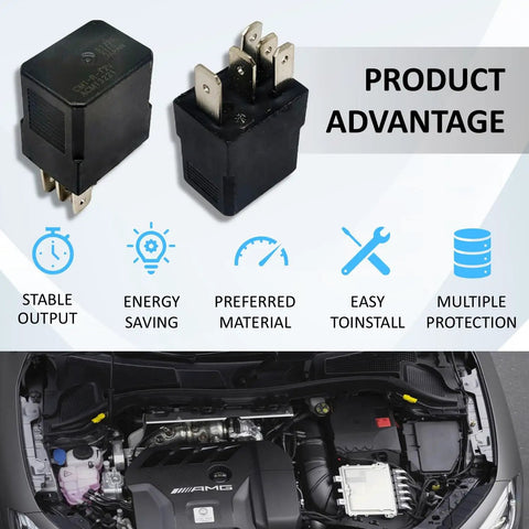 Beefed-Up 12V DC Automotive Power Relay 35A SPDT 5 Pins Quick Connect For Cars And Trucks CM1-R-12V ACM13221 with product advantages