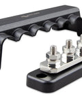 Built Tough 250 Amp Distribution Busbar With Solid Dual Channels And Easy Slide Protective Cover for organized battery connections.