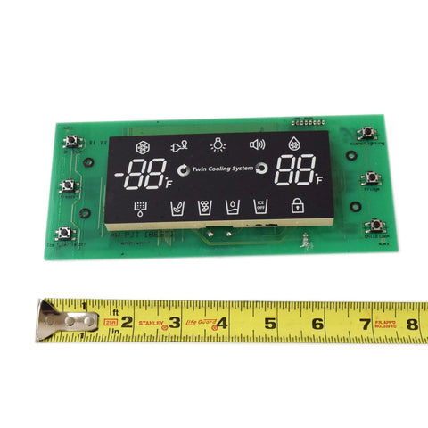 Replacement LED Assembly PCB Kit For DA41-00463F OEM Authorized Part shown with measurement scale