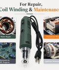 Handheld Electric Magnet Wire Stripping Machine With Six Speed Settings For Precise Enameled Copper Wire Removal Portable Power Tool for coil winding.
