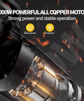 Close-up of the 2000W powerful all copper motor inside the Heavy Duty Electric Pipe Threader Kit for stable operation.