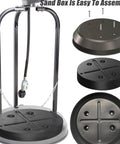 Stability Boost Outdoor Heater Weight Bag With Sand Or Water Fill, Black Replacement Spare Part For Patio Heaters, Weatherproof PP