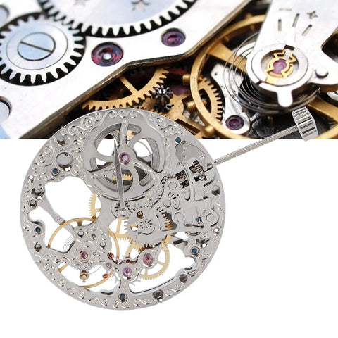 Hollow Mechanical Watch Movement Replacement Part For Precision Timekeeping With Alloy Gear