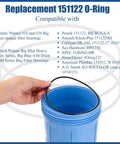 Replacement 151122 Water Filter O Ring 3 Pack for Pentair Pentek Big Blue housings, nitrile, 5 in ID