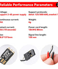 Set Of Four 45A Brushless ESCs For 2S To 6S LiPo specifications and connections display
