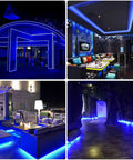 Blue Storefront LED Light Strips 40 Ft 80 Piece 5054 SMD Modules 4 Sets For Shop Windows Ultra Bright Ad Signs in various settings