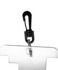 Close-up of clip on 9 Inch Aluminum Shellfish Gauge With Clip Rugged Lightweight Measuring Tool For Abalone Lobster Clam Sea Fishing