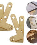 Antique Copper Pivot Door Hinges Set For Wooden Doors Dope Hidden Concealed Mechanism Delivers Ultra Smooth Operation detail