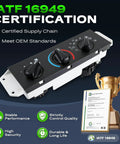Jeep Wrangler TJ Climate Control Panel AC Heater Module With Blower Motor Switch Replacement OE 55037473AB certification