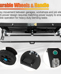 Heavy Duty PVC Conduit Hot Box Heater For 1/2 To 4 Inch Pipe, featuring durable wheels and handle for easy mobility.