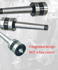 Built Tough MT1 Morse Taper Drive Center With Spiked Seven Eighth Inch Crown Teeth Made From High Quality Steel for accurate wood lathe work.