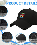 Everyday Dope Adjustable Cap For Women With Front Artwork Lightweight Street Style Hat One Size Fits Most Buckle Closure Casual Sun Cap showing artwork and details