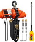 Rock Solid Electric Chain Hoist With Killer 2200 Lbs Capacity, 10 Ft Lift, And Smooth 120V Operation Includes 20 Ft Wired Remote.